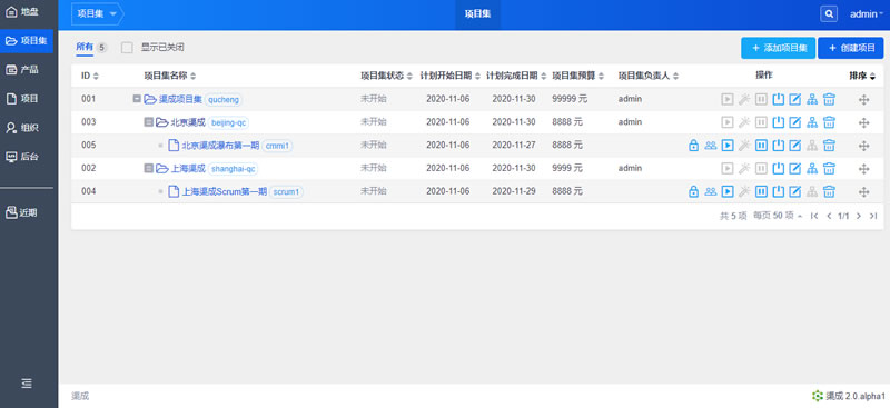 M306 渠成项目管理系统 2.0 Alpha1