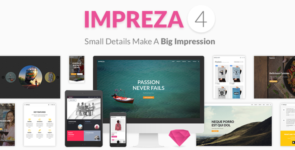 M712 WordPress主题 Impreza 自适应视网膜博客企业展示模板[更新至v4.2] 深度汉化